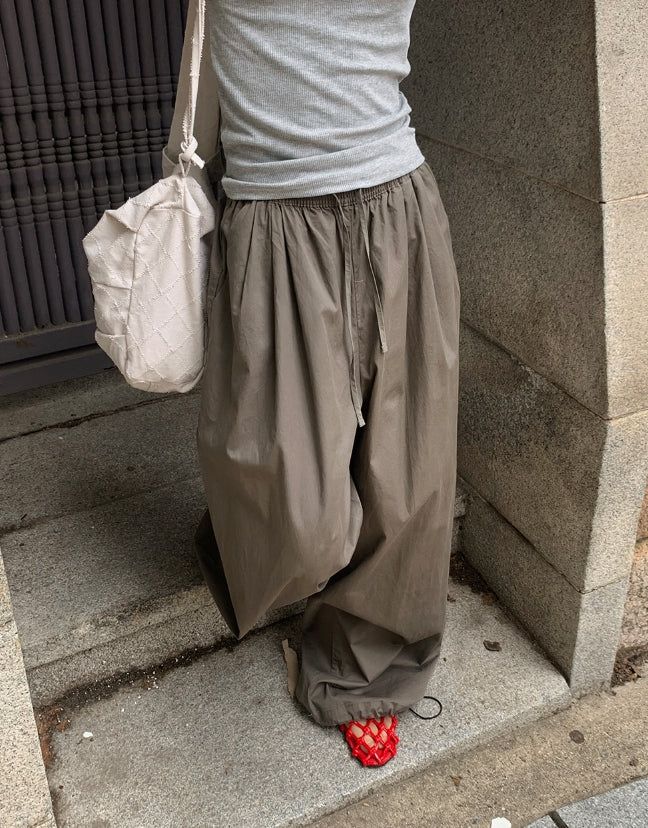 Lanie Summer Wide String Cotton Banding Pants