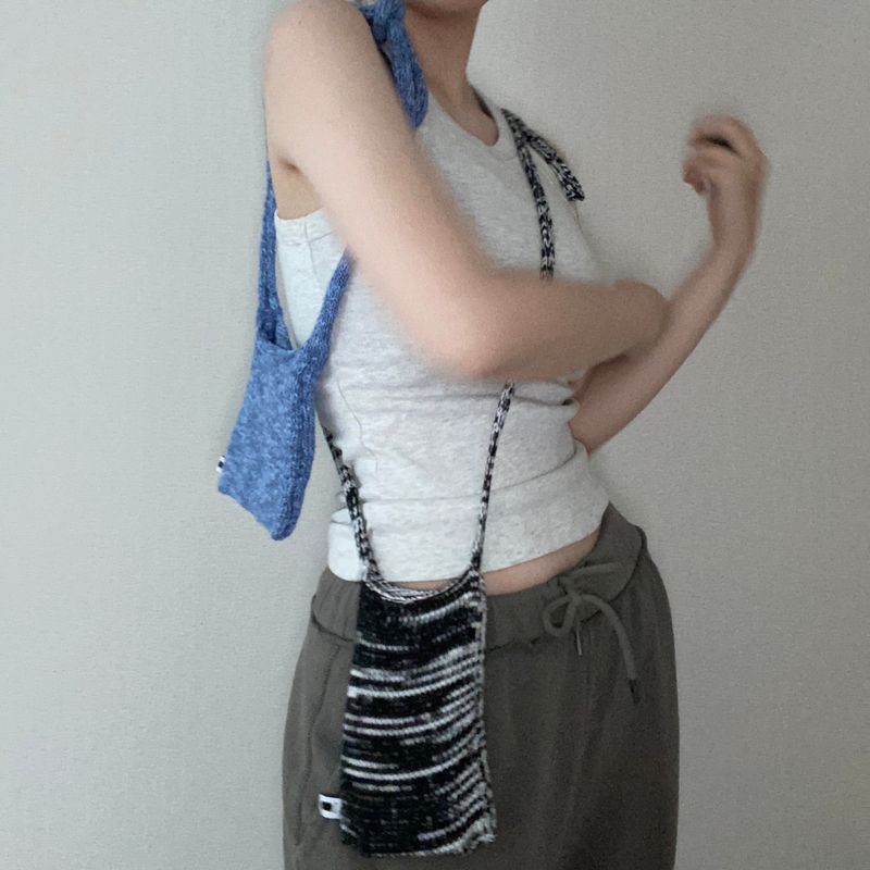[MADE] Étang mini bag | Glitch Black