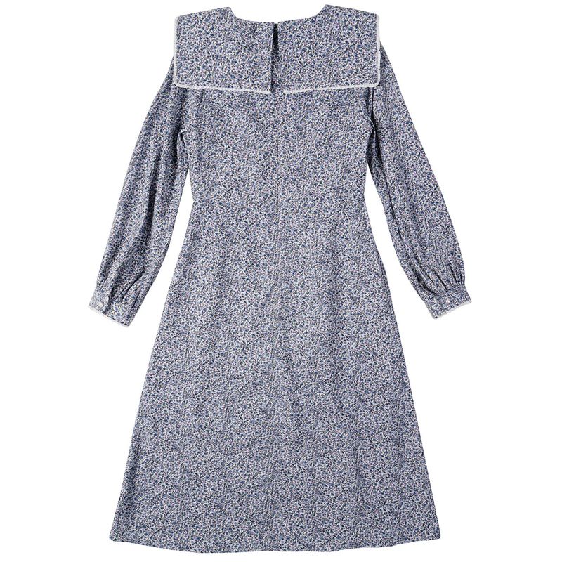 ビッグカラーワンピース / BIG COLLAR ONEPIECE_SKY BLUE