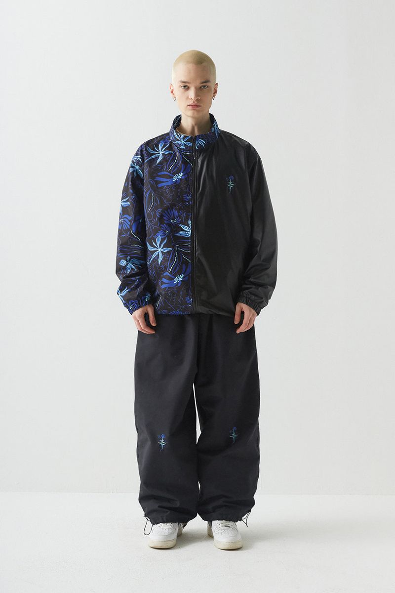 BSR2223FWJK062 J-BLUE FLOWER JACKET BLACK