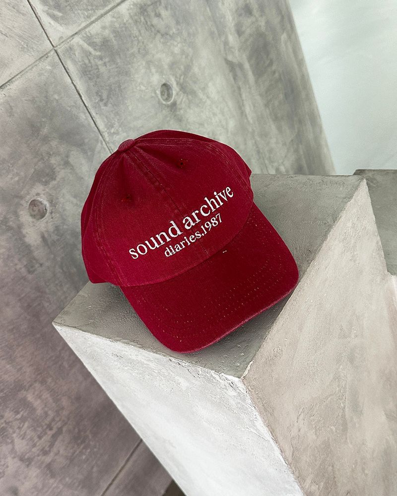 Vintage Pigment Red Ball Cap