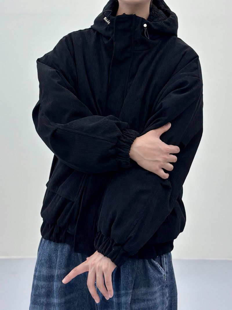 Number Jack Corduroy Hooded Jacket 3C