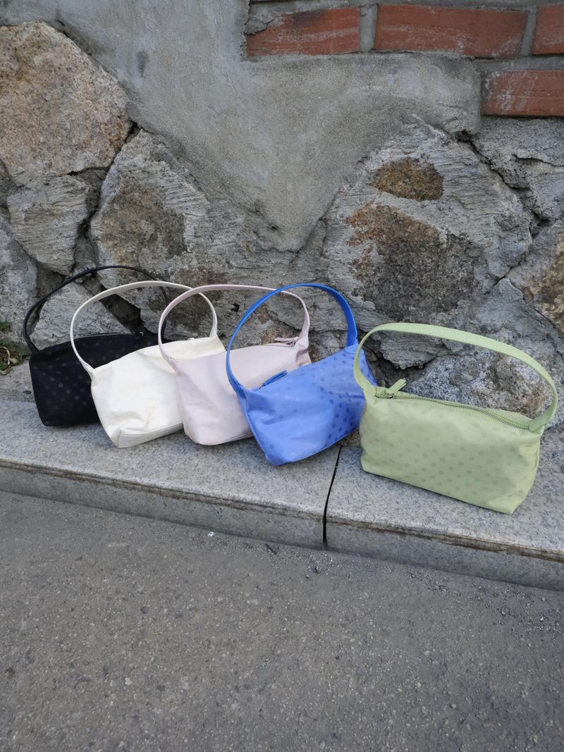sheer dot mini bag
