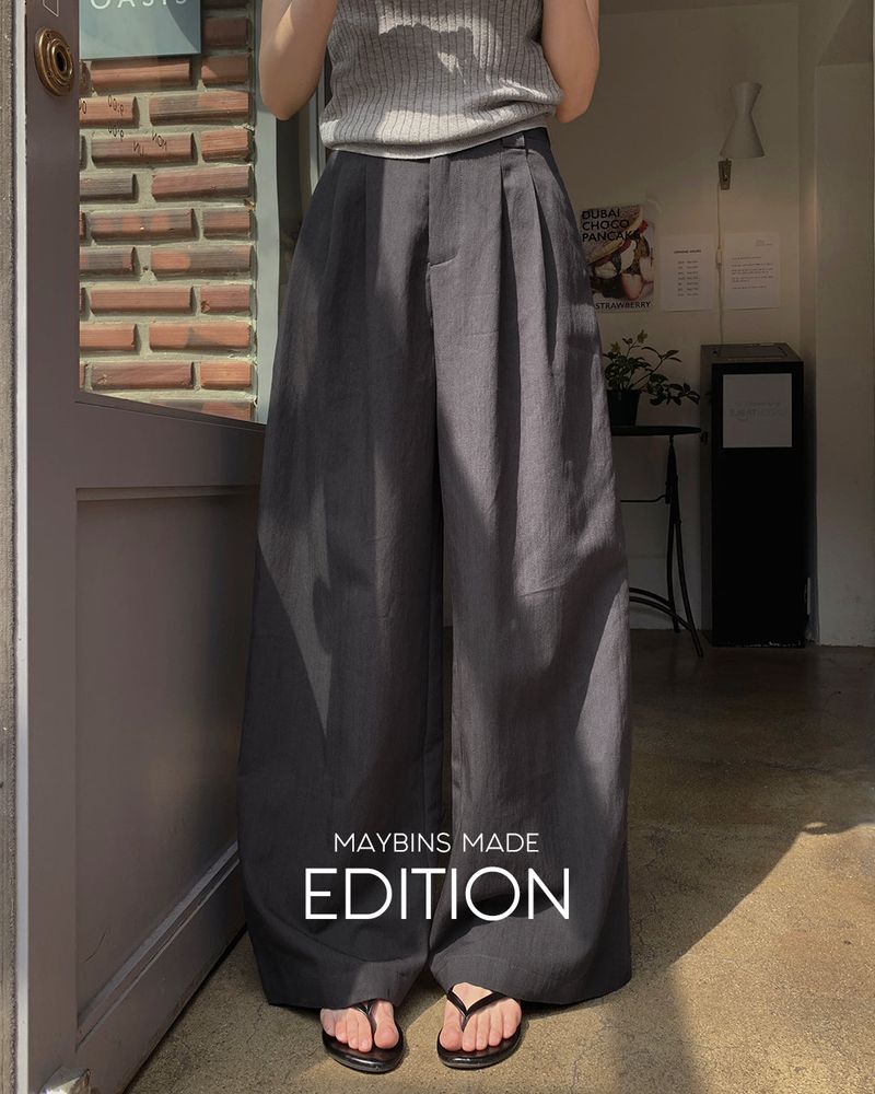 [MADE] Chen lyocell wide slacks