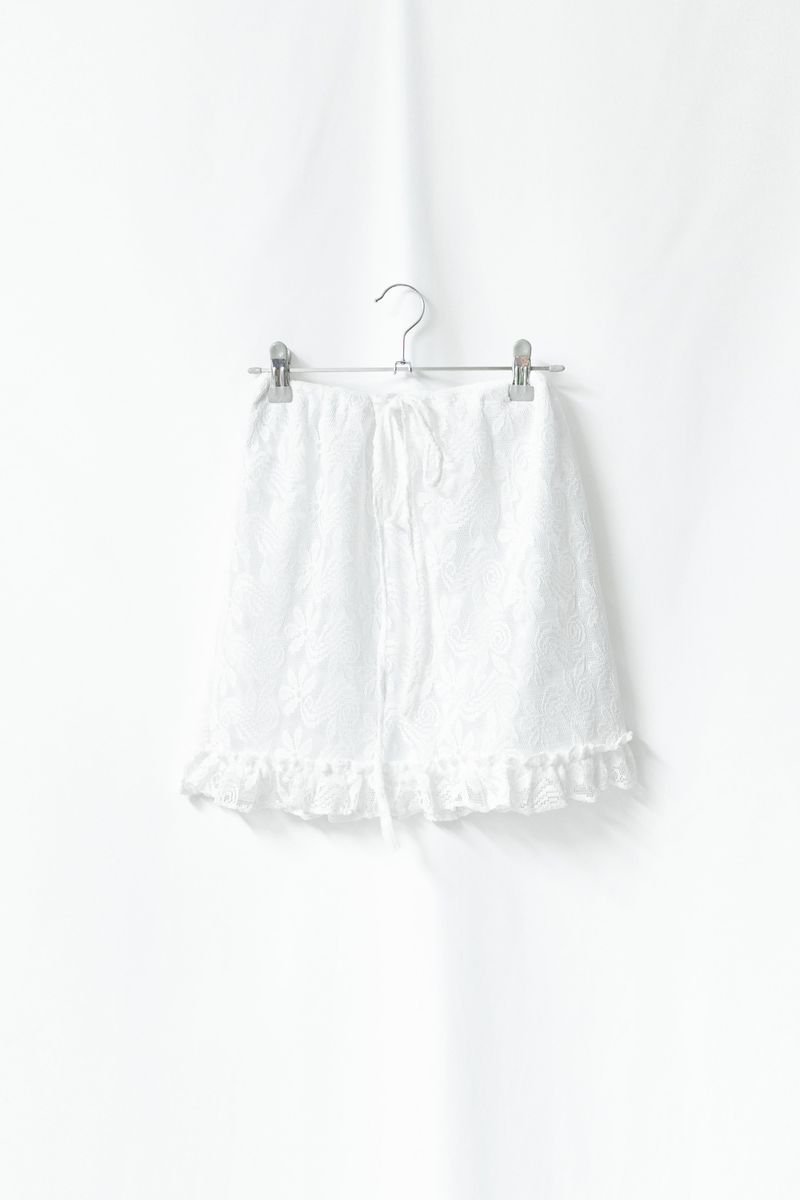 flower frill mini skirt(3colors)