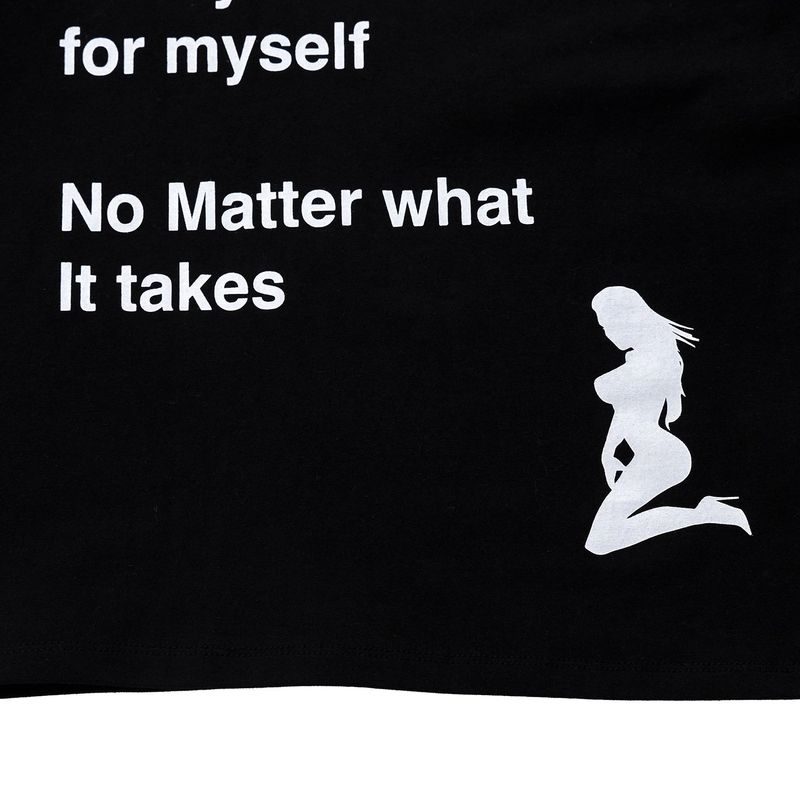 Beautiful Life Ringer Tee Black