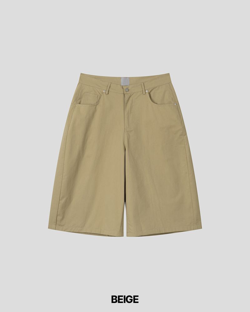 Taut Bermuda Cotton Pants