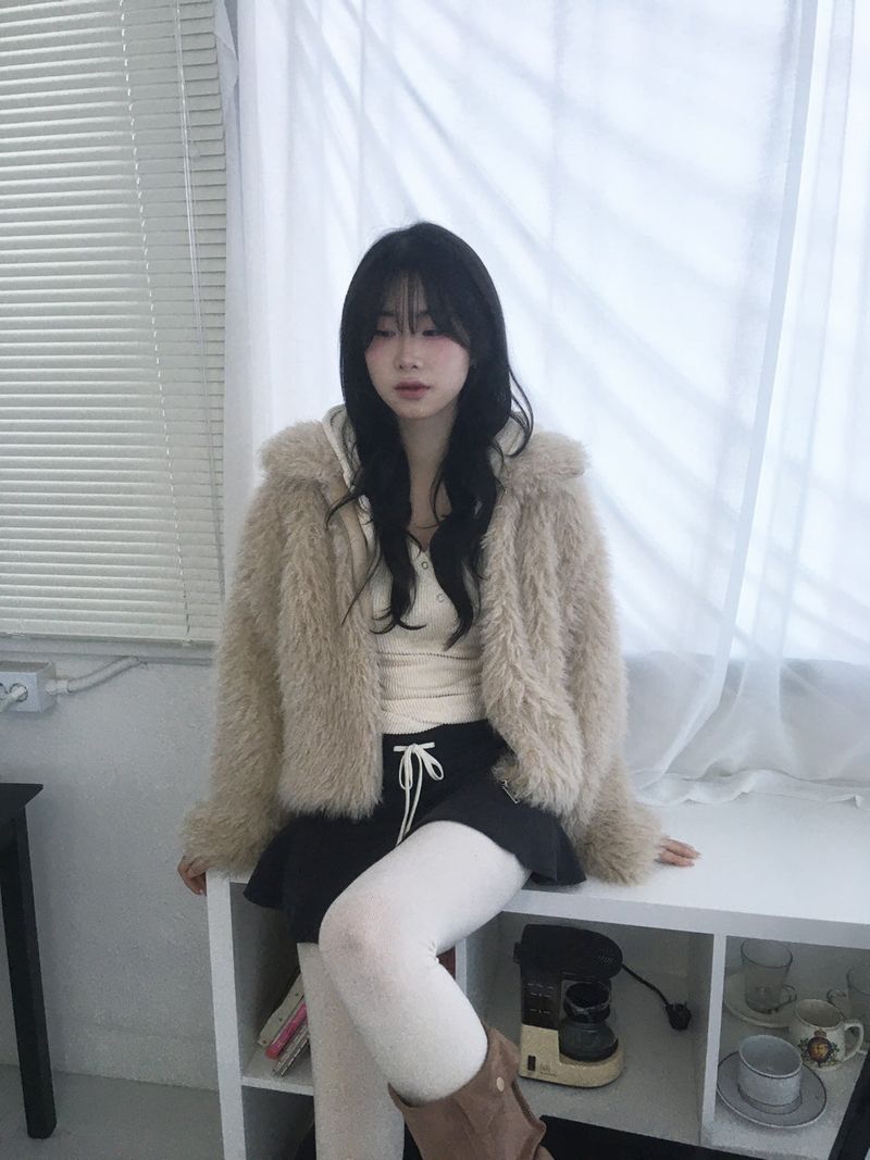 Swan Fur Jacket