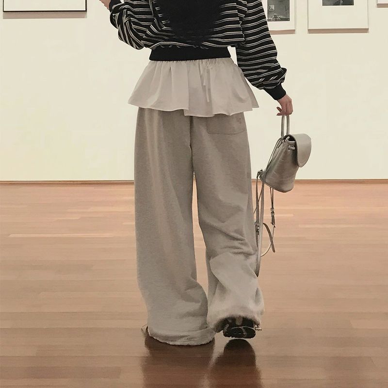 [Bellide made] Newer, two-way wide training pants