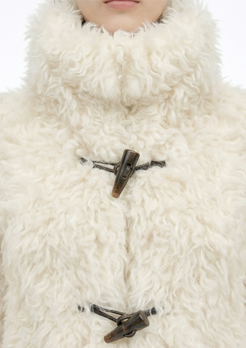 Eve Soft Fur Half-Neck Jacket