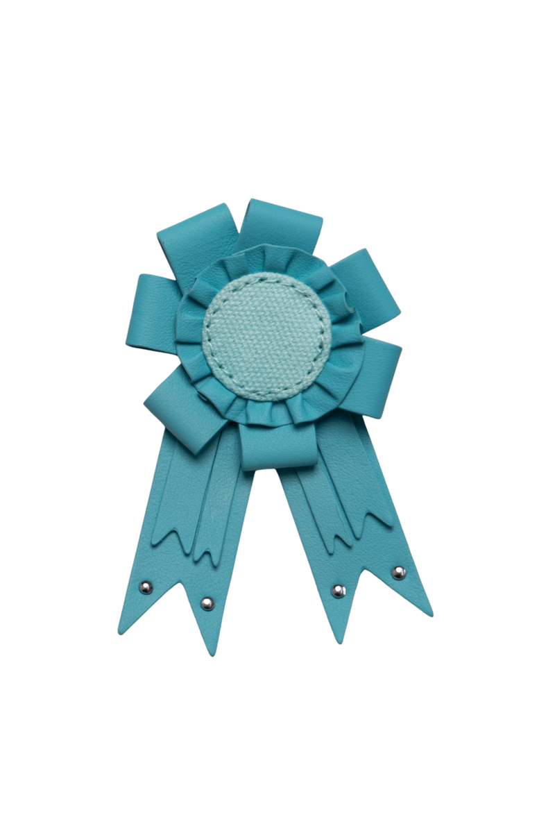 Rosette Leather Charm