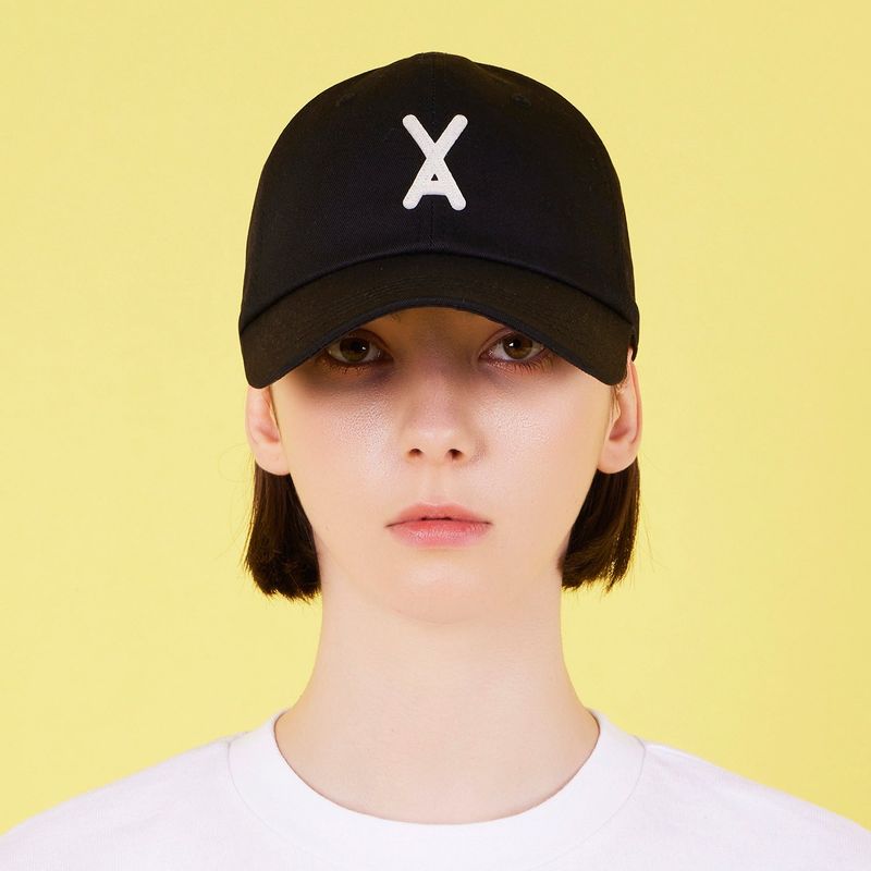 VARZAR(バザール)の「VA Applique Over Fit Ball Cap Black(Hats)」