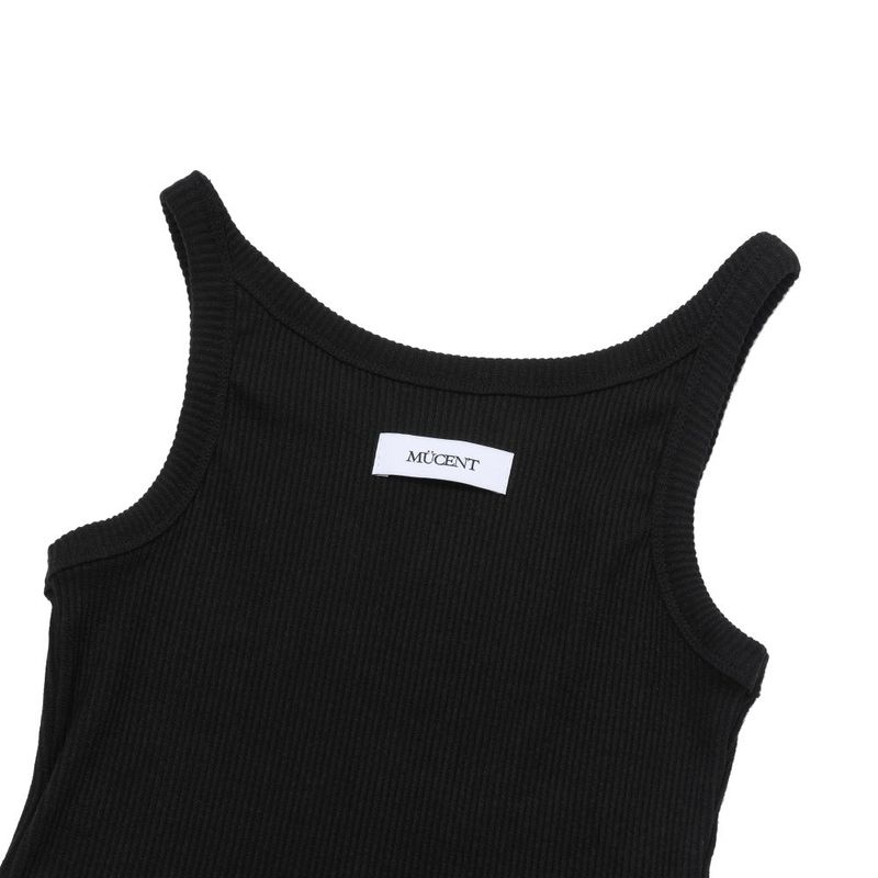 EVA BACK DETAIL CROP SLEEVELESS (2COLOR)