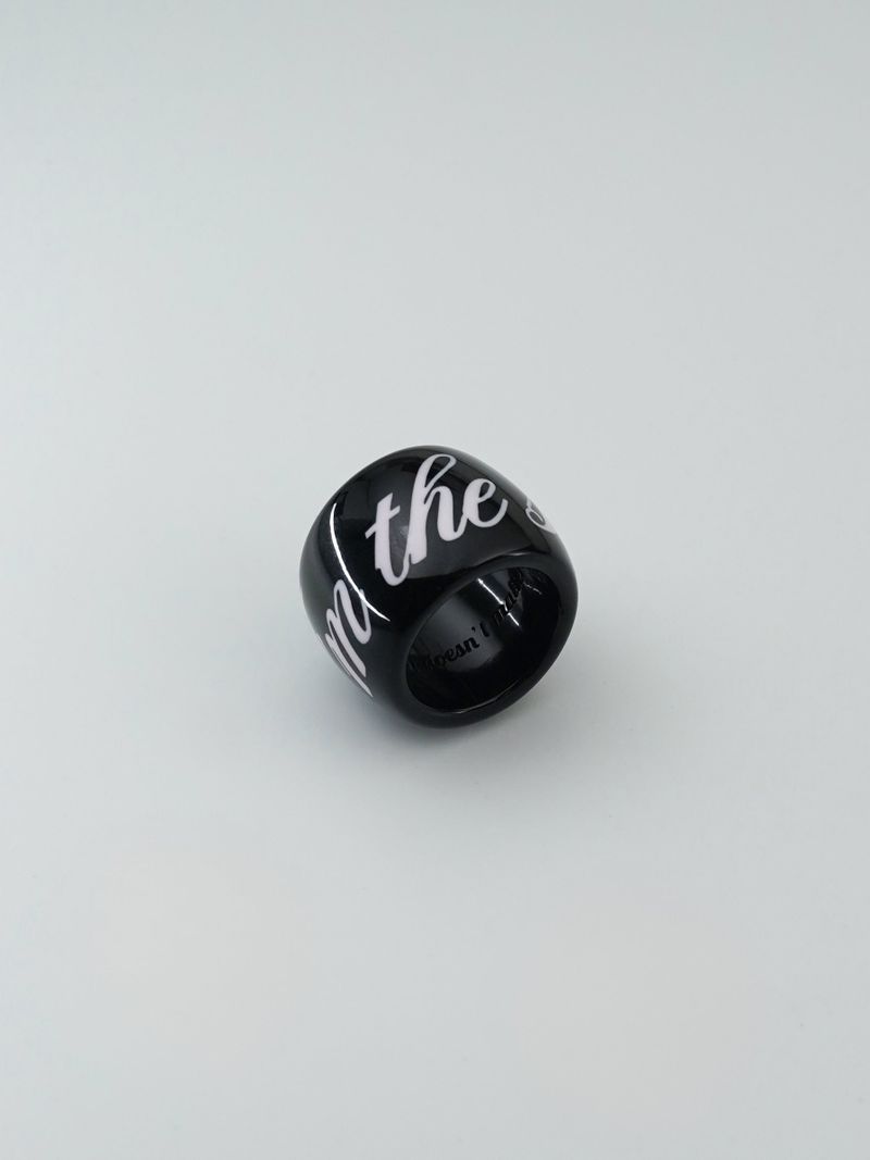 [Formica] Spell ring (Black pink)