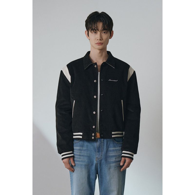 LAURANTSEOUL（ローラントソウル）の「Signature varcity jacket(Black)（Jackets/Outerwear）」