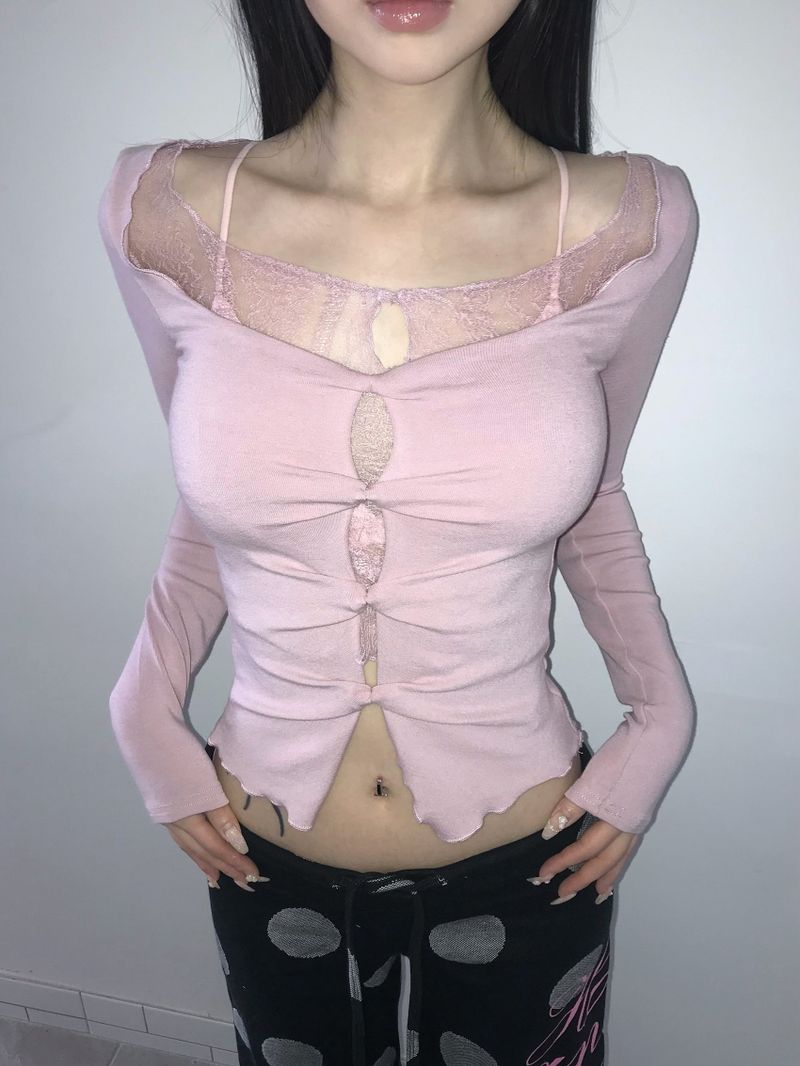 Bocchi layered top (2 color)