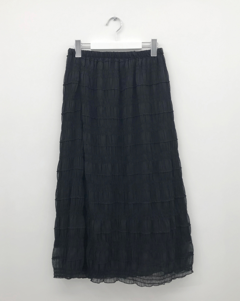 Tincture Ripple Long Skirt (2color)