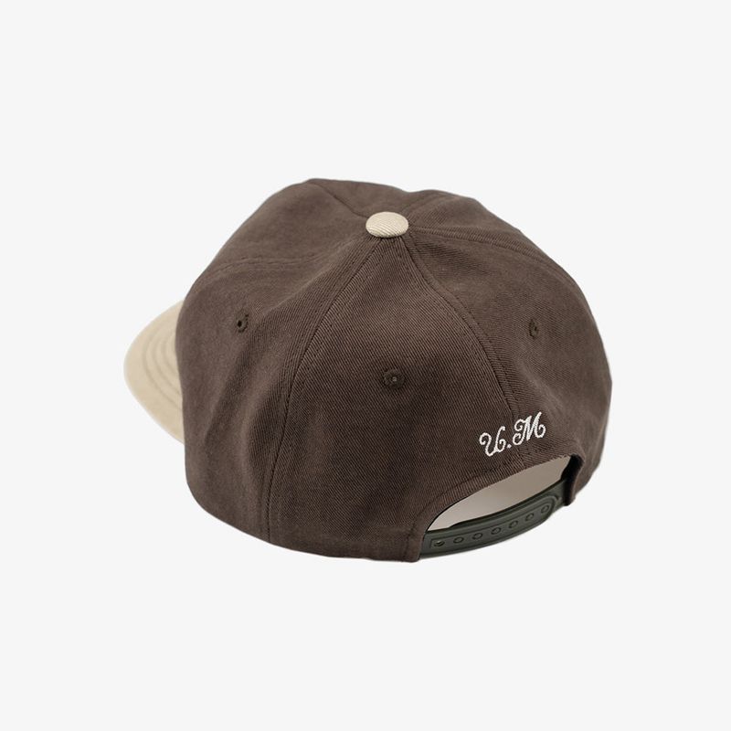 Rose Patch Cap_Khaki Brown