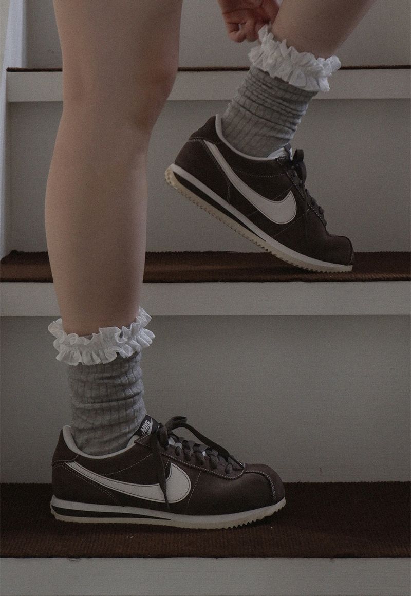 frill knee socks (2colors)