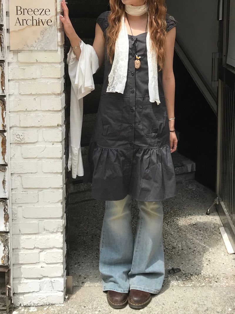 heka bootscut denim pants