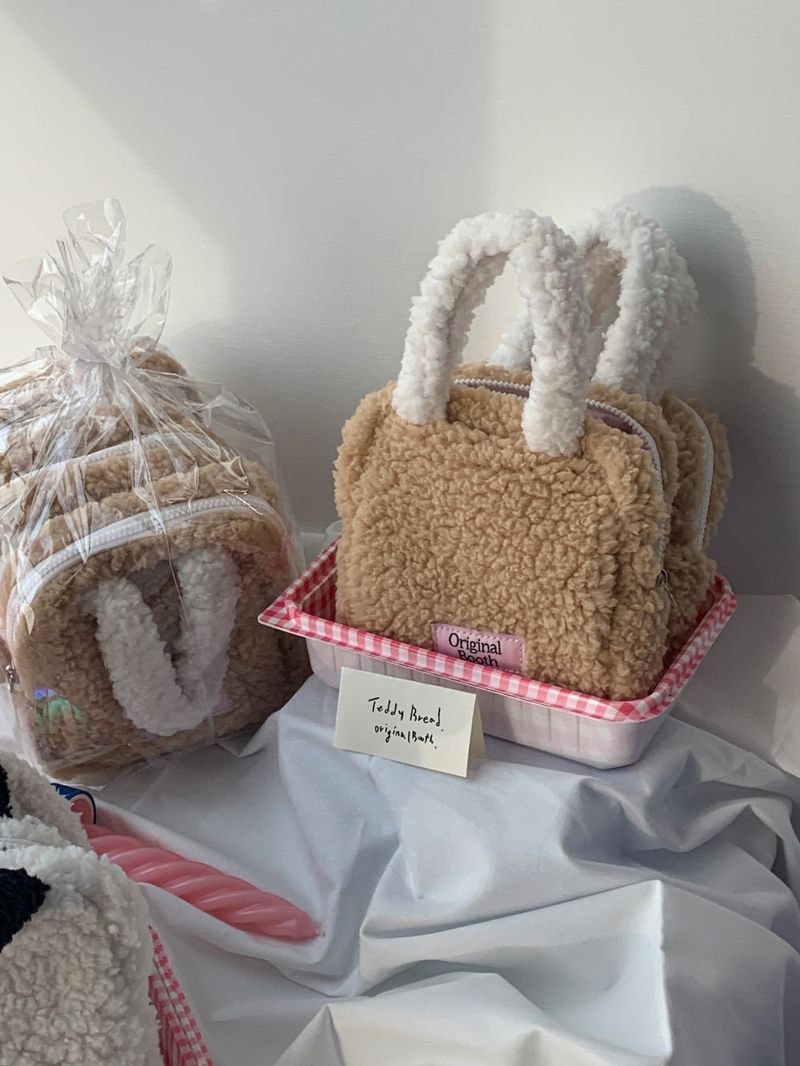 teddy bread bag - s