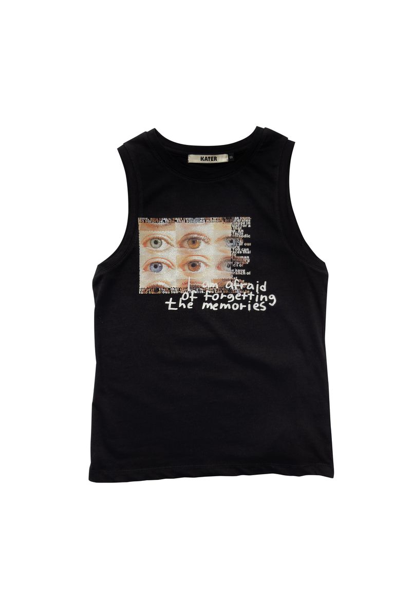KATER（カーター）の「Minority Report Sleeveless Tee BLACK（Tops）」