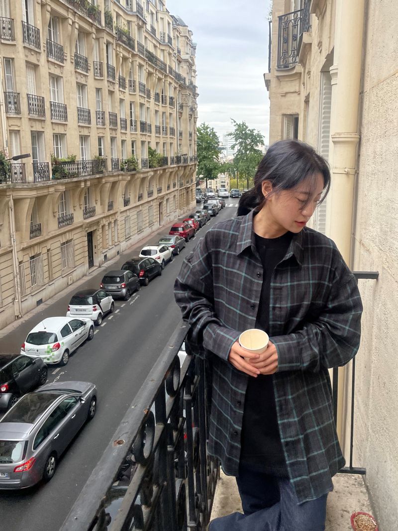 Murten check pattern shirt