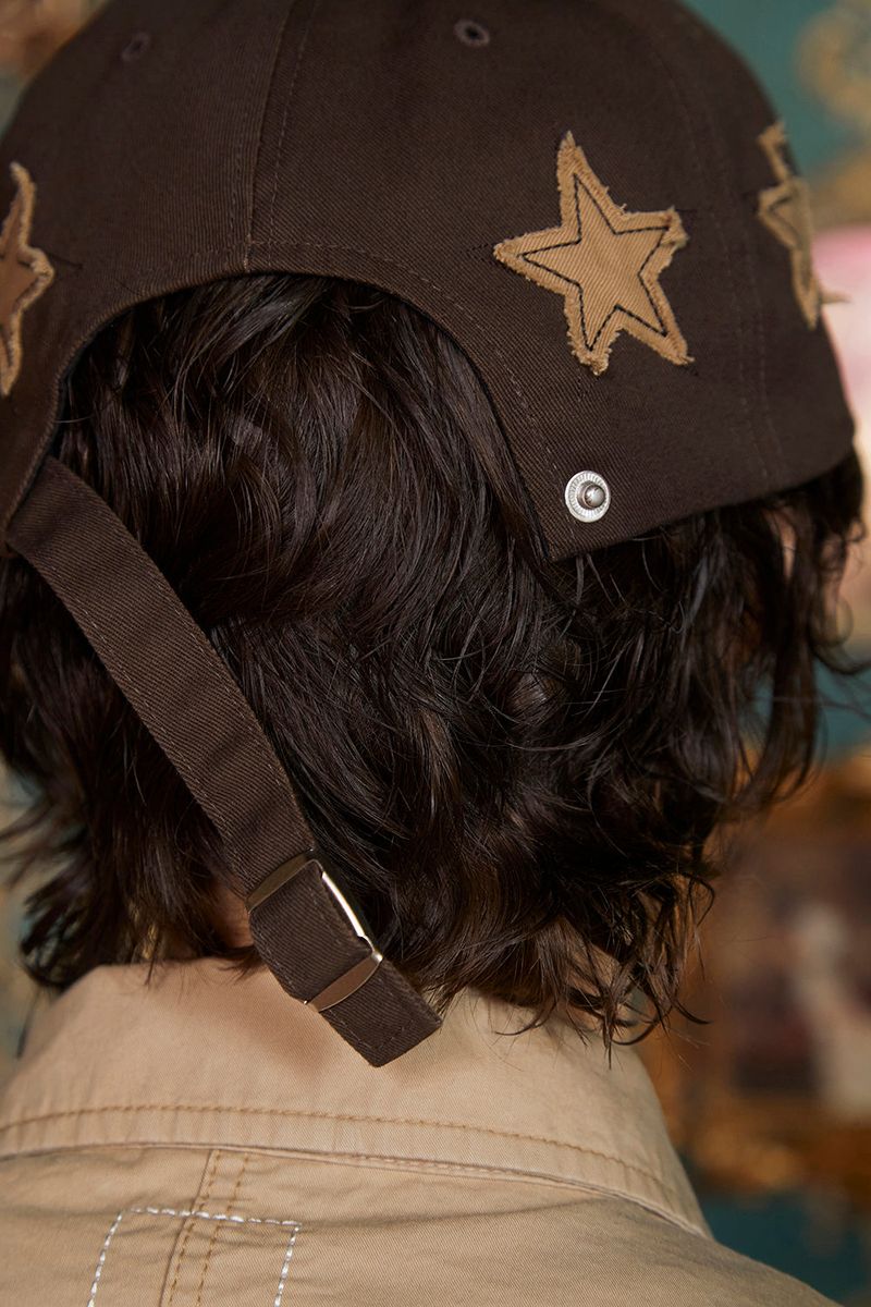 LOGO STAR CAP / BROWN