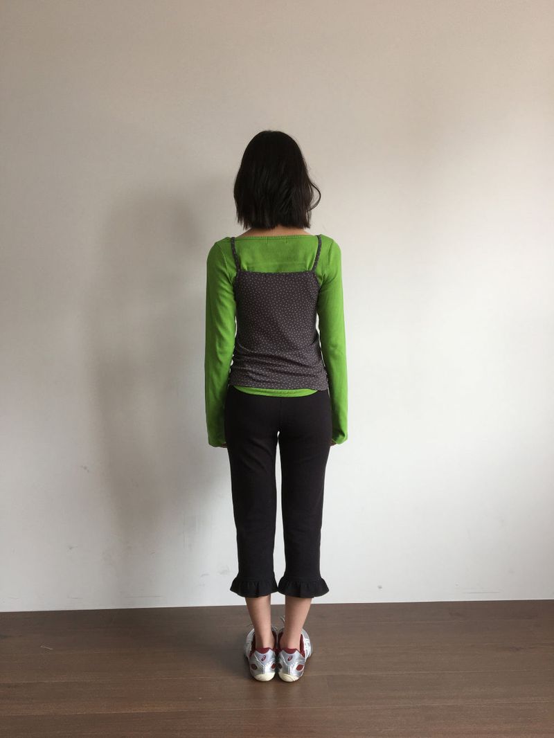 Liège button boat neck t-shirt (3color)