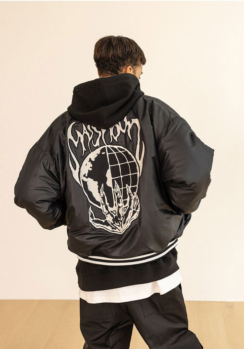 VIRTUAL WORLD 6OZ VARSITY JACKET