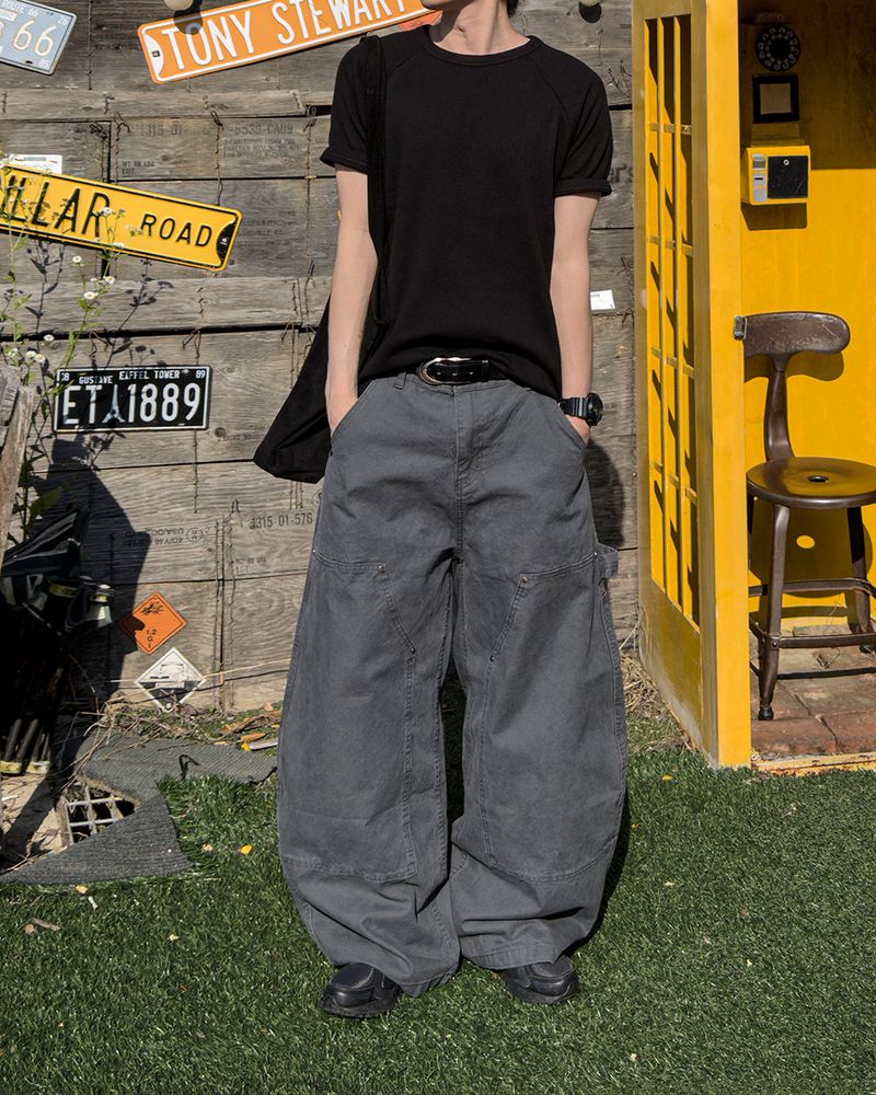 Reton Double Knee Wide Work Pants