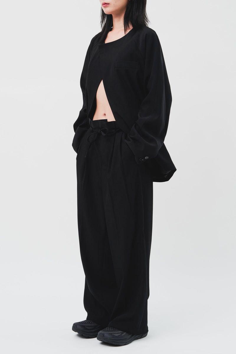 Oriental Rope Wide Trousers (2color)