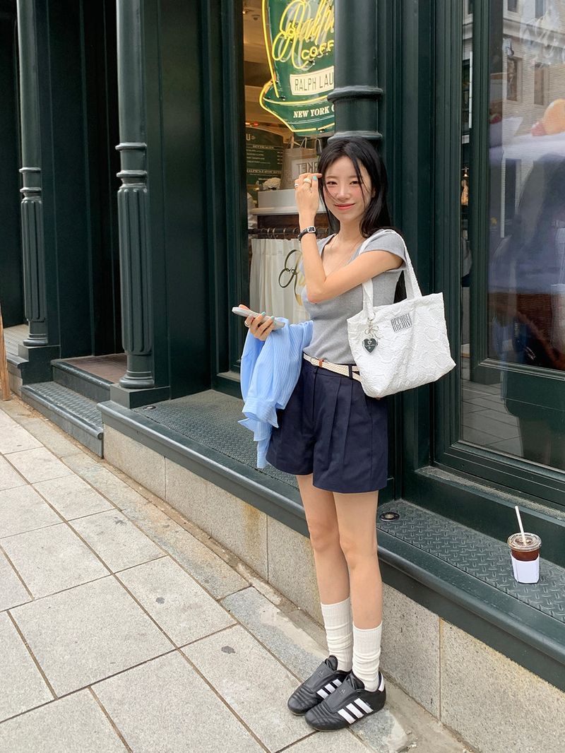 [MADE] Dears Cotton Pintuck Shorts
