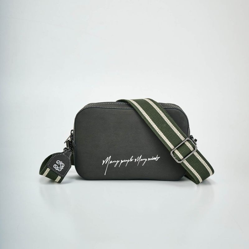 Corn Leather Graphic Camera Bag