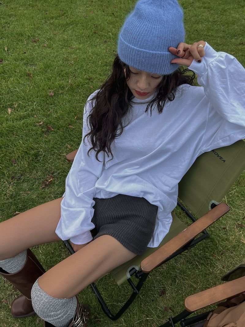 Soft and soft knit shorts