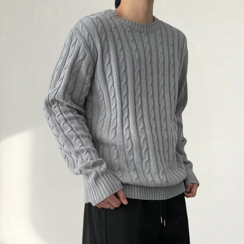 voarc（ボアク）の「Levo Basic Cable Round Knit （Tops）」