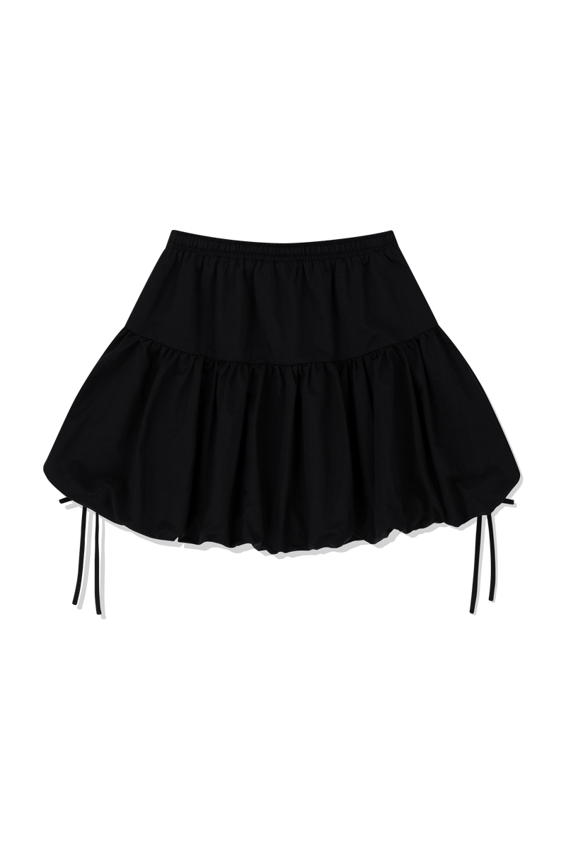 SHIRRING BALLOON SKIRT