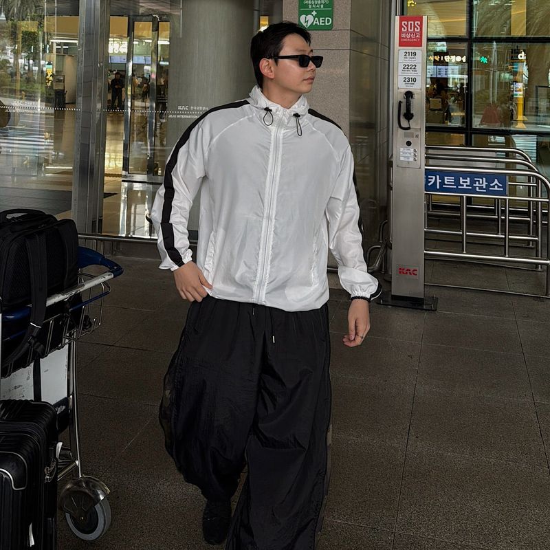 Camo Nylon Pants (3color)