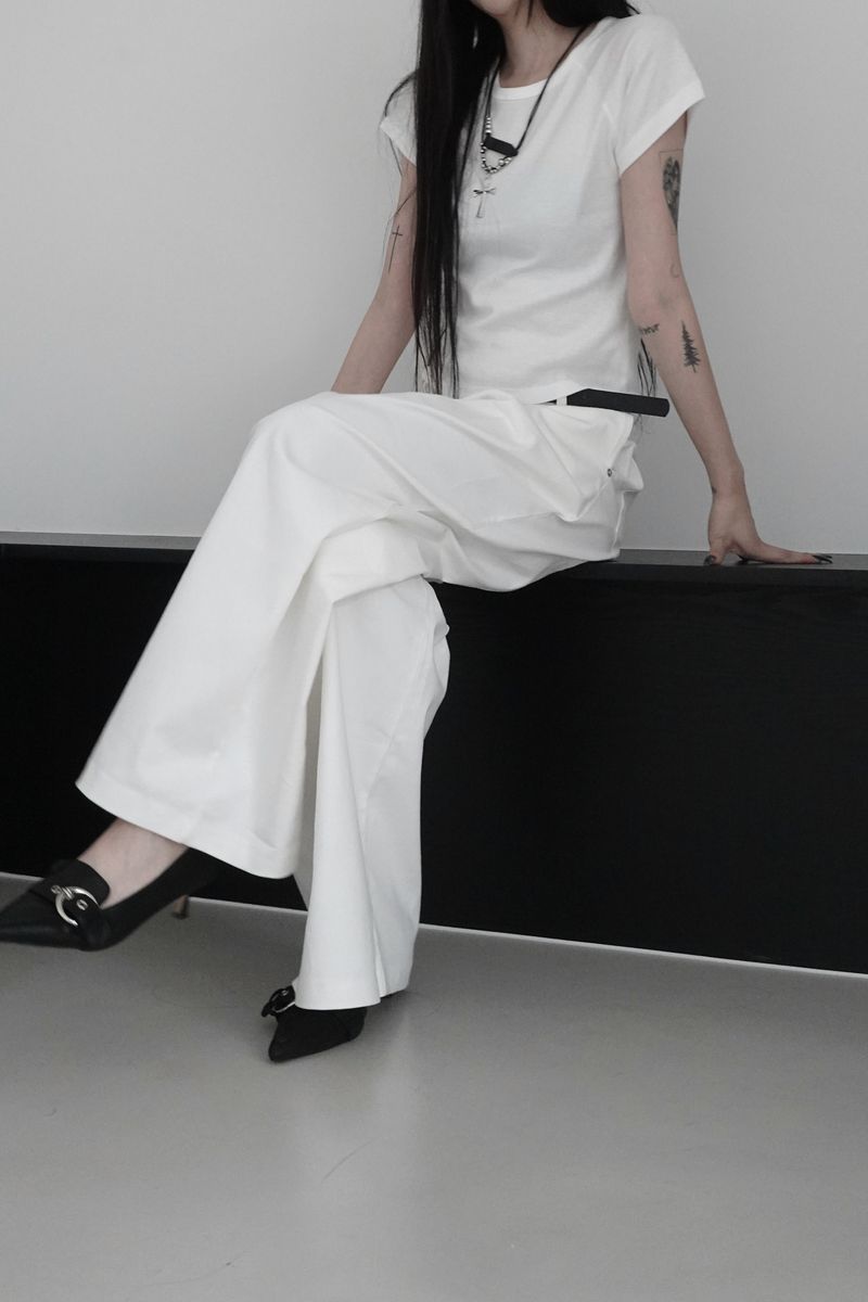 treed basic pants (2color)