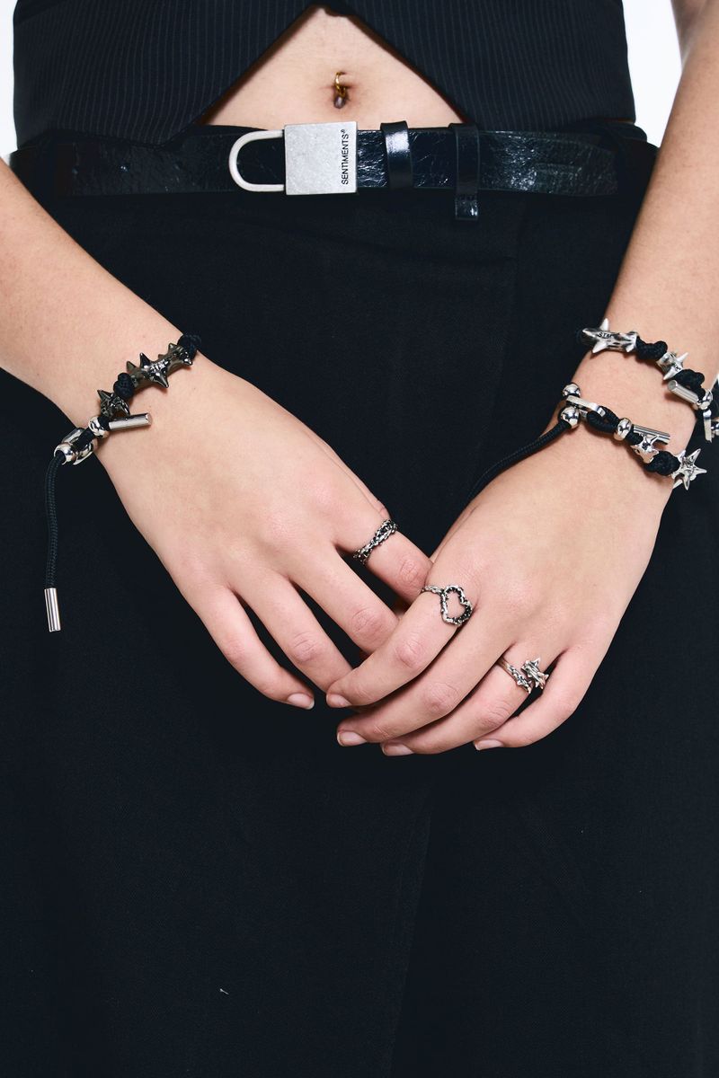 NO.611 [BURNISH] SPIKY HEART RING
