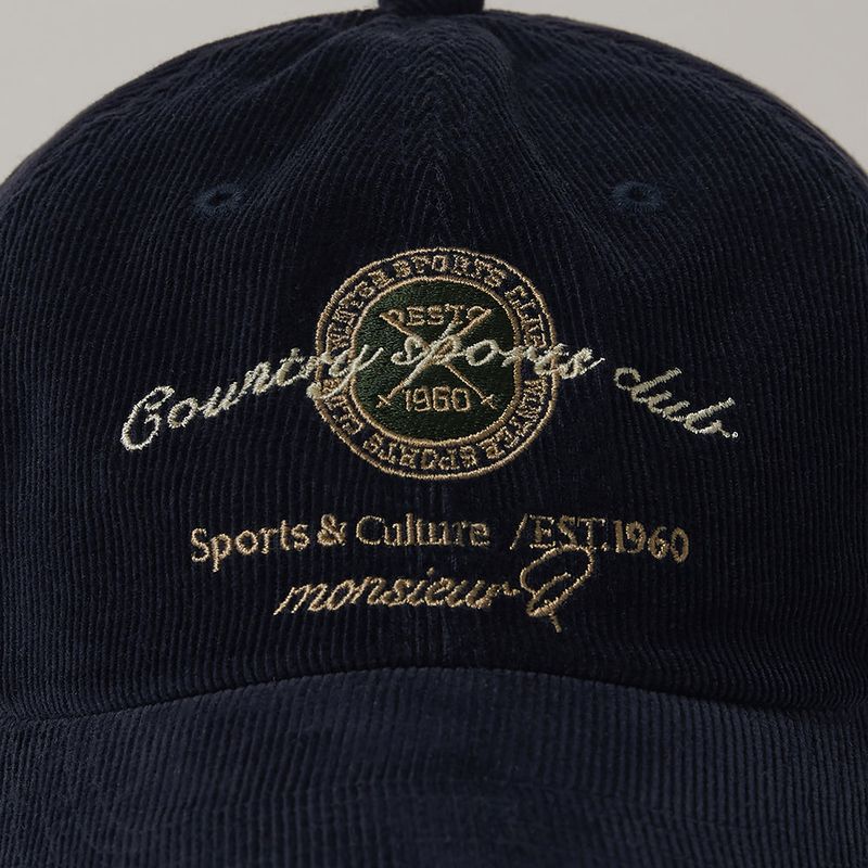 S&C Corduroy Ball Cap (Navy)