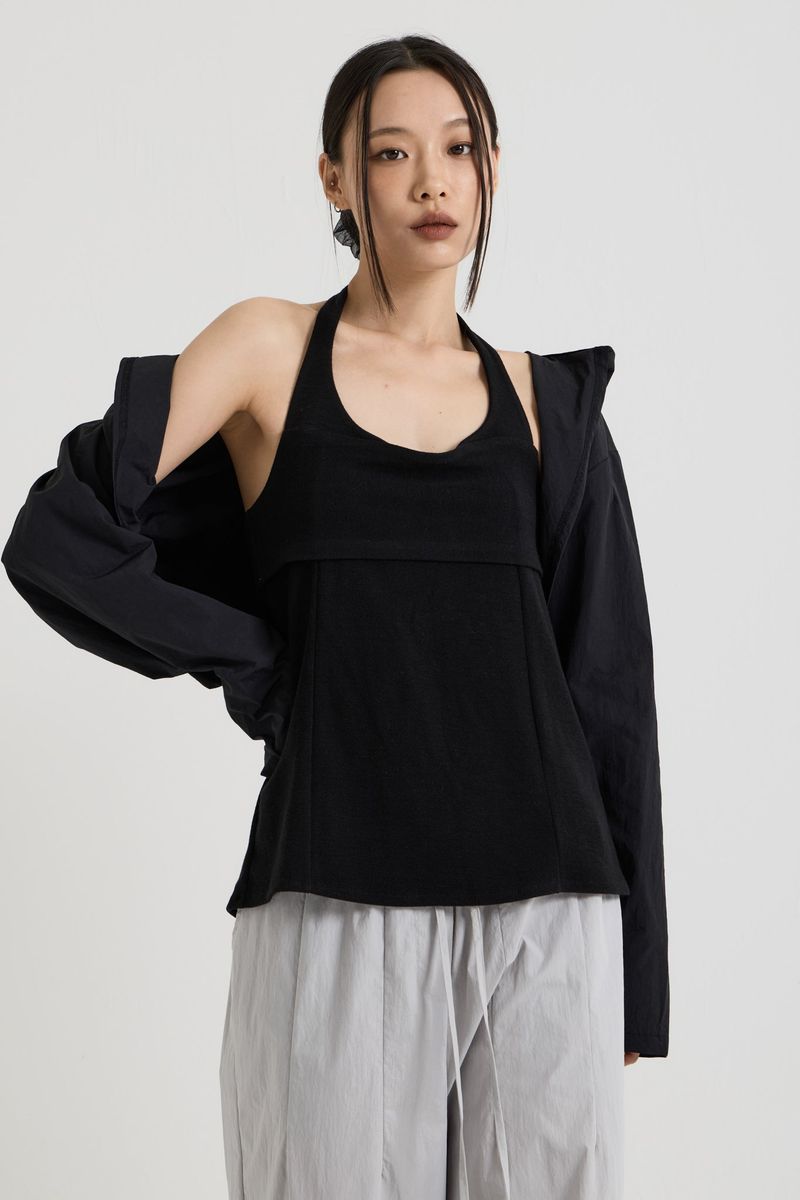 Hooded Shrug, Black