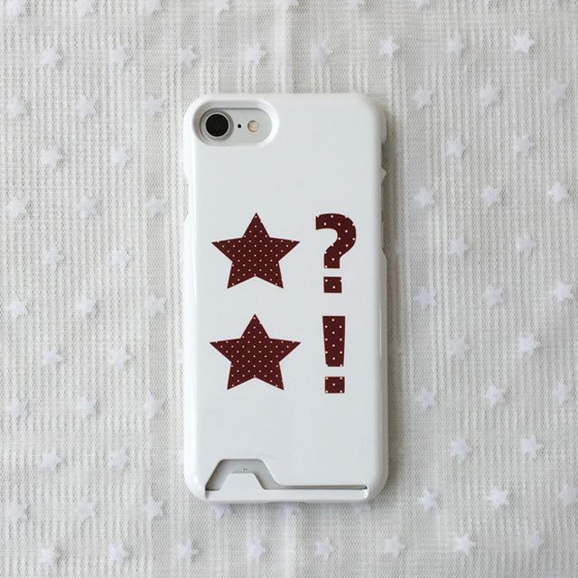 Youth Spirit（ユース スピリット）の「Dot star burgundy card wallet pocket gloss（Smartphone Accessories）」