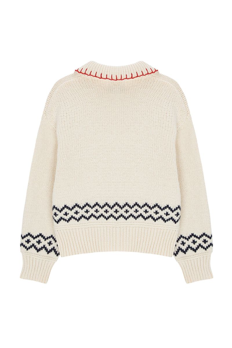 Bunny Heart Cardigan [Ivory]