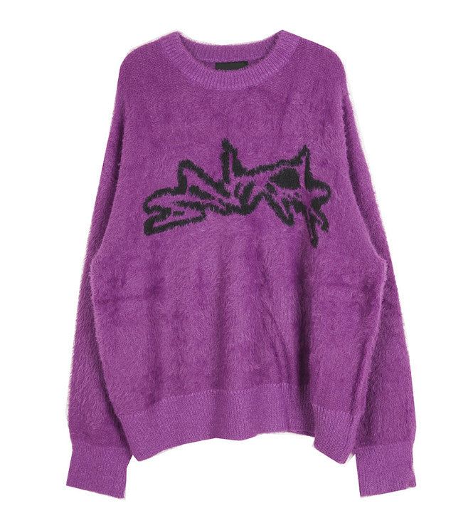 No.0486 S wing angora KNIT (5color)