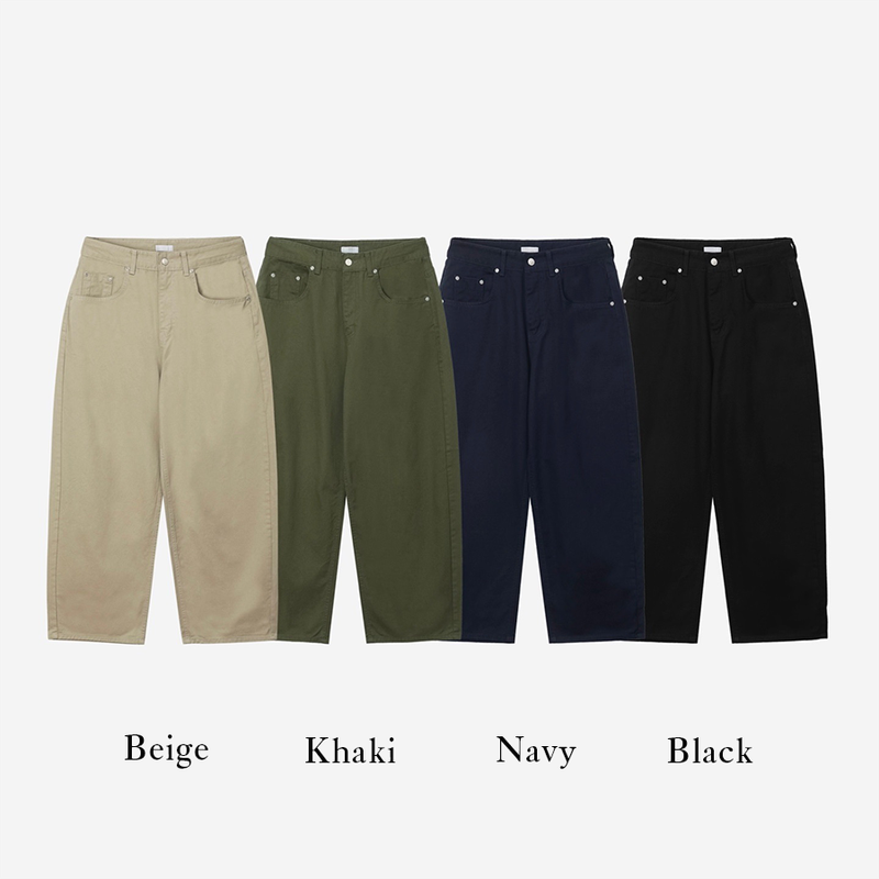 Cotton wide soft balloon pants