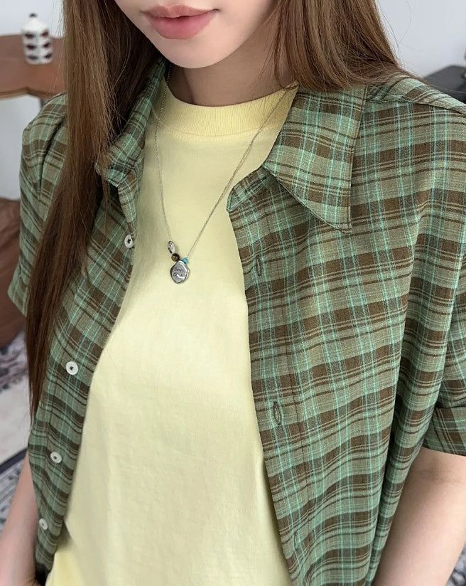Kate Roll-Up Check Shirt