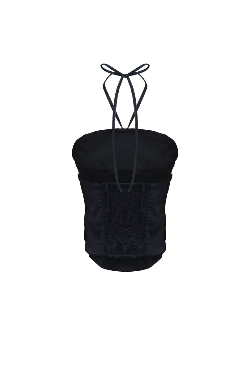 MELLIFLUOUS STRING TUBE TOP / BLACK
