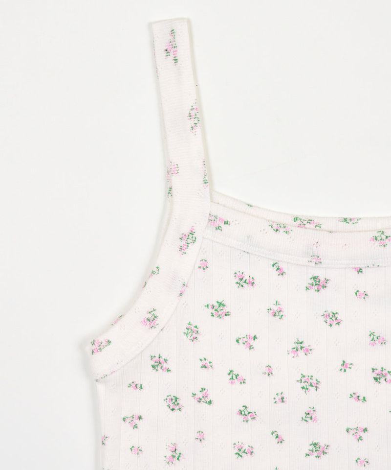FLORAL SLEEVELESS
