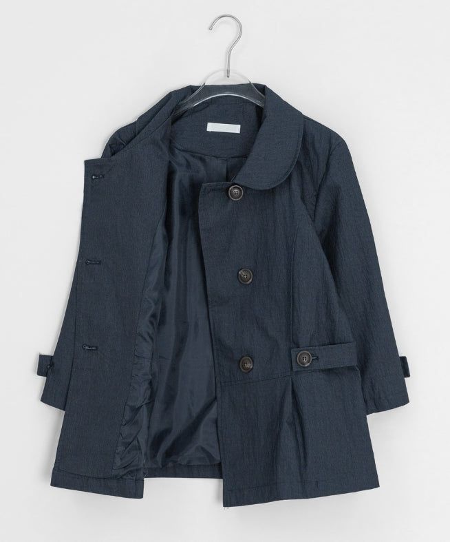 Yukomi Three Quarter Button Nylon Double Jacket